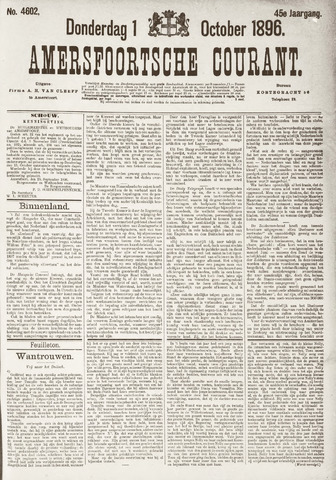 Amersfoortsche Courant 1896-10-01