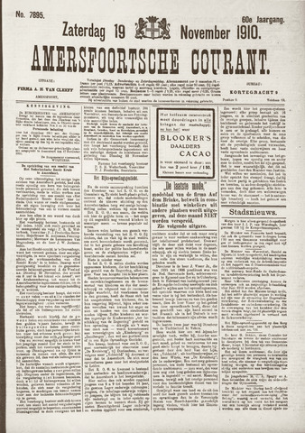 Amersfoortsche Courant 1910-11-19
