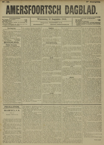 Amersfoortsch Dagblad 1903-08-12