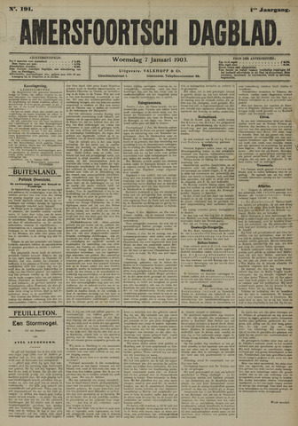Amersfoortsch Dagblad 1903-01-07