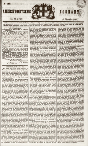 Amersfoortsche Courant 1860-11-30