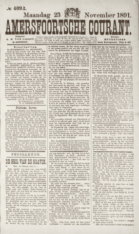 Amersfoortsche Courant 1891-11-23