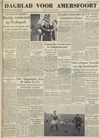 Dagblad voor Amersfoort 1952-04-07