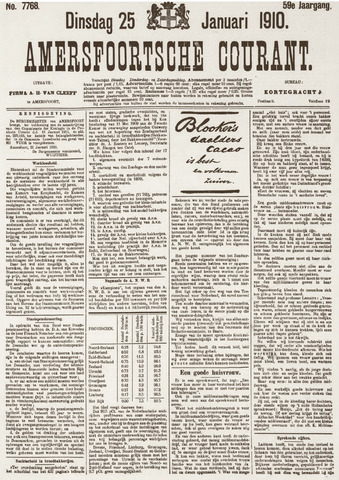 Amersfoortsche Courant 1910-01-25
