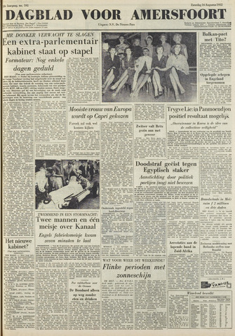 Dagblad voor Amersfoort 1952-08-16