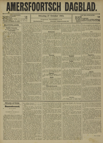 Amersfoortsch Dagblad 1903-10-27