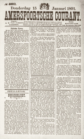 Amersfoortsche Courant 1891-01-15