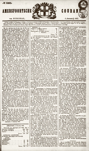 Amersfoortsche Courant 1863-01-06