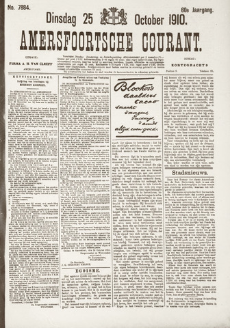 Amersfoortsche Courant 1910-10-25
