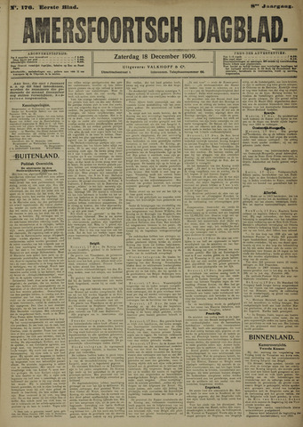Amersfoortsch Dagblad 1909-12-18