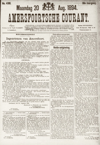 Amersfoortsche Courant 1894-08-20