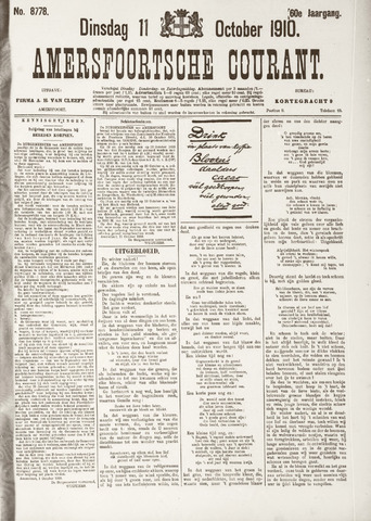 Amersfoortsche Courant 1910-10-11