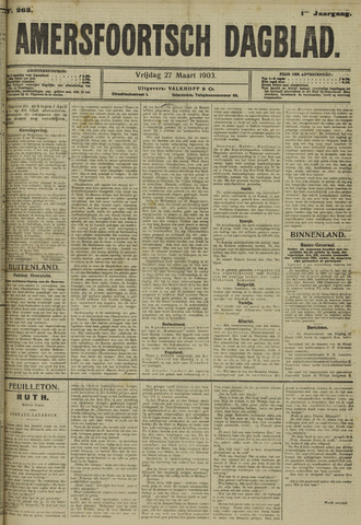 Amersfoortsch Dagblad 1903-03-27
