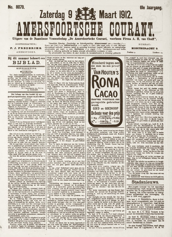 Amersfoortsche Courant 1912-03-09