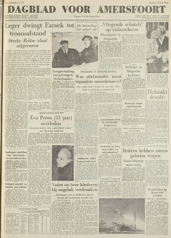 Dagblad voor Amersfoort 1952-07-28