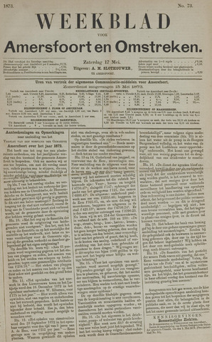 Weekblad voor Amersfoort en Omstreken 1873-05-17