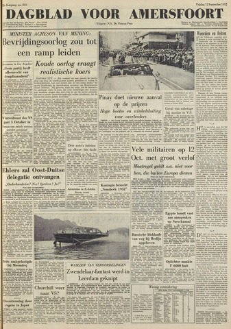 Dagblad voor Amersfoort 1952-09-12