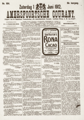 Amersfoortsche Courant 1912-06-01