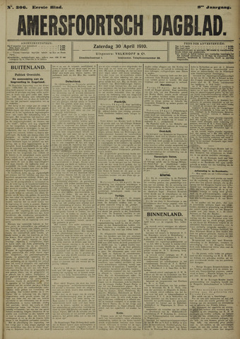 Amersfoortsch Dagblad 1910-04-30