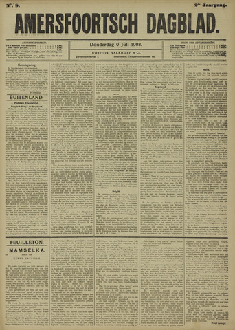 Amersfoortsch Dagblad 1903-07-09