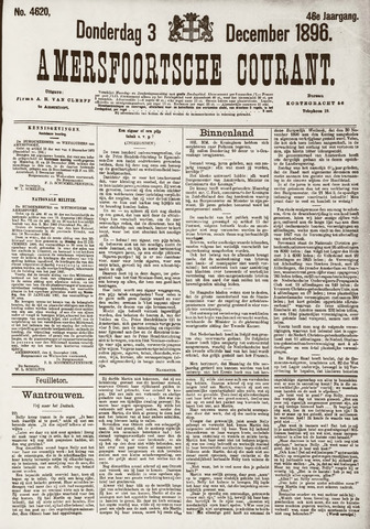 Amersfoortsche Courant 1896-12-03