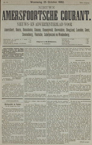 Nieuwe Amersfoortsche Courant 1882-10-25