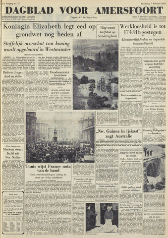 Dagblad voor Amersfoort 1952-02-07