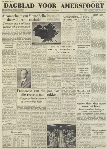 Dagblad voor Amersfoort 1952-10-24