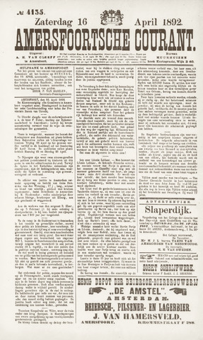Amersfoortsche Courant 1892-04-16