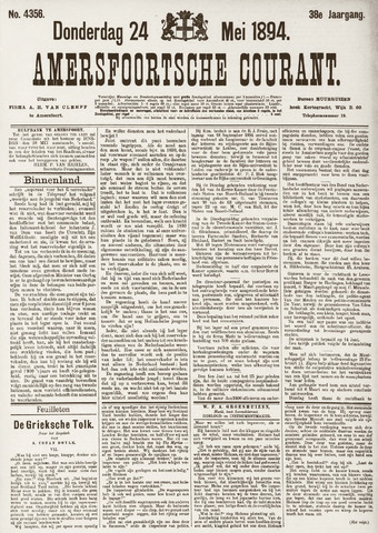 Amersfoortsche Courant 1894-05-24