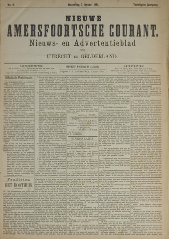 Nieuwe Amersfoortsche Courant 1891-01-07