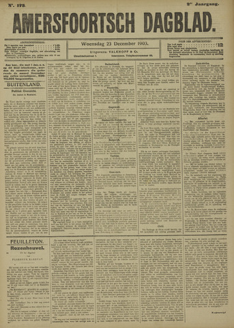 Amersfoortsch Dagblad 1903-12-23