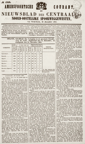 Amersfoortsche Courant 1865-12-29