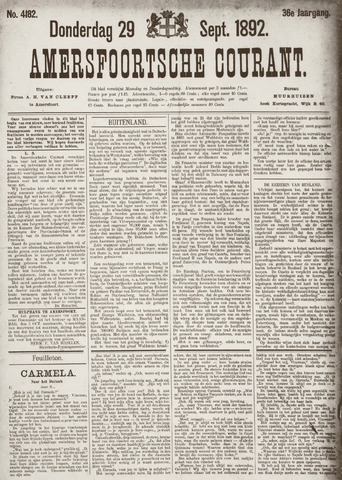 Amersfoortsche Courant 1892-09-29