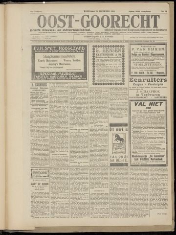 (Volksblad) Oost-Goorecht en Omstreken nl 1924-12-24