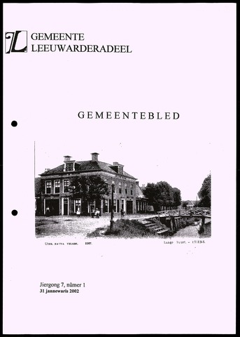 Notulen van de gemeenteraad van Leeuwarderadeel 2002-01-31