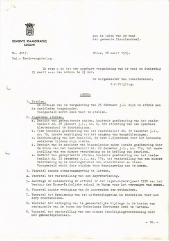 Raadsverslagen Idaarderadeel 1935-1983 1965-03-25
