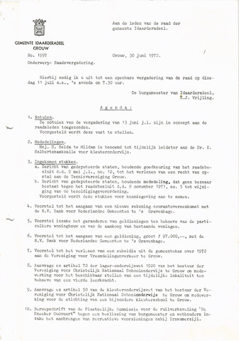Raadsverslagen Idaarderadeel 1935-1983 1972-07-11