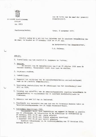 Raadsverslagen Idaarderadeel 1935-1983 1981-11-17
