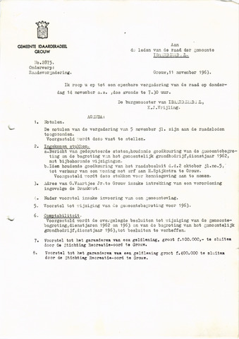 Raadsverslagen Idaarderadeel 1935-1983 1963-11-14