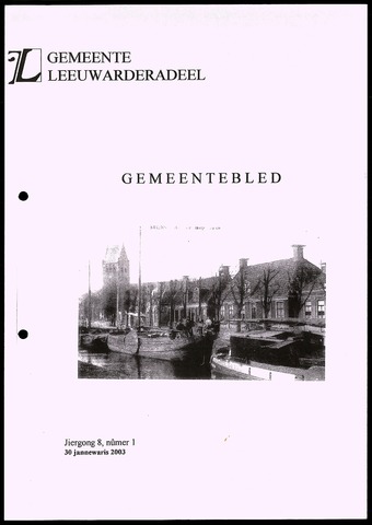 Notulen van de gemeenteraad van Leeuwarderadeel 2003