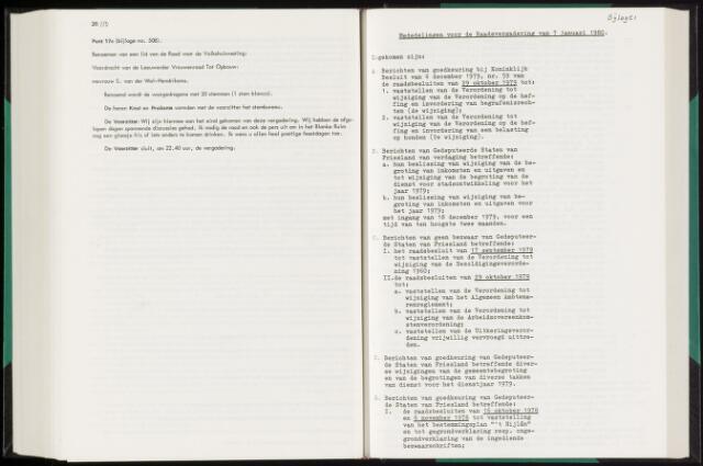 Raadsverslagen van de gemeente Leeuwarden, 1865-2007 (Bijlagen) 1980