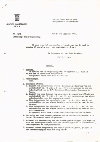 Raadsverslagen Idaarderadeel 1935-1983 1966-08-29