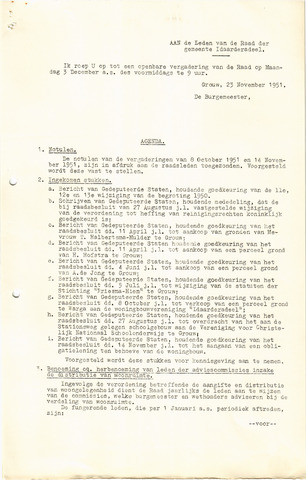 Raadsverslagen Idaarderadeel 1935-1983 1951-12-03