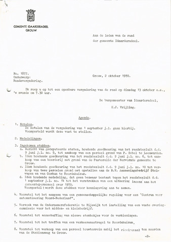 Raadsverslagen Idaarderadeel 1935-1983 1970-10-13