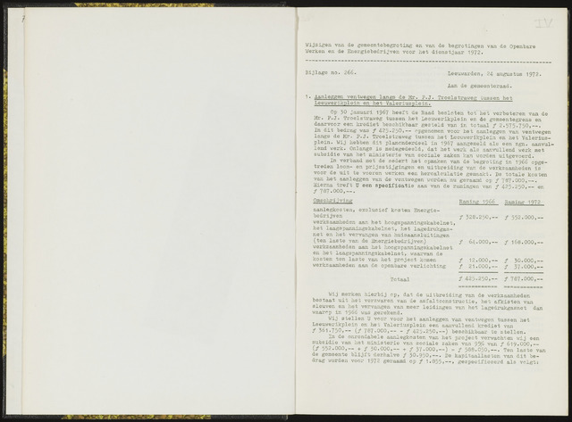 Raadsverslagen van de gemeente Leeuwarden, 1865-2007 (Bijlagen) 1972-01-01