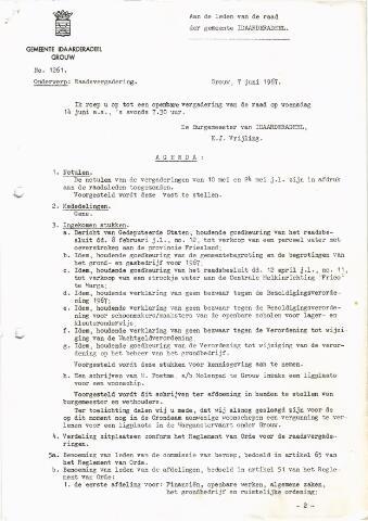 Raadsverslagen Idaarderadeel 1935-1983 1967-06-14