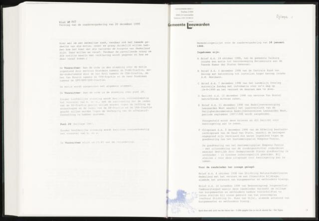 Raadsverslagen van de gemeente Leeuwarden, 1865-2007 (Bijlagen) 1999-01-01