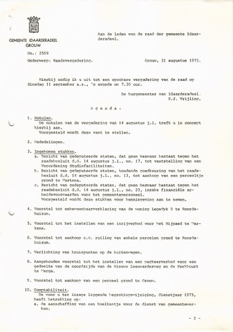 Raadsverslagen Idaarderadeel 1935-1983 1973-09-11
