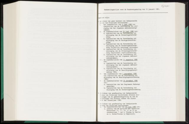 Raadsverslagen van de gemeente Leeuwarden, 1865-2007 (Bijlagen) 1981-01-01
